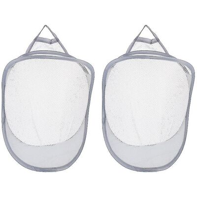 LISATR 2 Paniers De Rangement Suspendus Portables - Publicité LISATR 2 Paniers De Rangement Suspendus Portables - Publicité