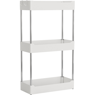 ALVIOR Rack De Rangement Pour Comptoir - Acier Peint Électrostatiquement - 3 Niveaux - Pour Salle De Bain Cuisine Bureau - 1 Pièce - Publicité ALVIOR Rack De Rangement Pour Comptoir - Acier Peint Électrostatiquement - 3 Niveaux - Pour Salle De Bain Cuisine Bureau - 1 Pièce - Publicité