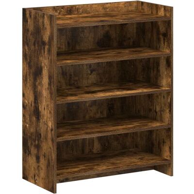 Cabinet À Chaussures Avec Stockage Chêne Fumé 73,5 X 36 X 92 Cm Vidaxl - Publicité Cabinet À Chaussures Avec Stockage Chêne Fumé 73,5 X 36 X 92 Cm Vidaxl - Publicité