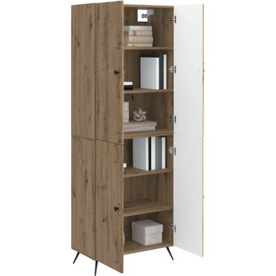Vidaxl Cabinet Set 2 Pcs Artisan Oak Engineered Wood - Publicité Vidaxl Cabinet Set 2 Pcs Artisan Oak Engineered Wood - Publicité