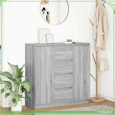 OEM Buffet - Modèle 3328458 - Sonoma Gris - 4 Tiroirs - 2 Portes - Publicité OEM Buffet - Modèle 3328458 - Sonoma Gris - 4 Tiroirs - 2 Portes - Publicité