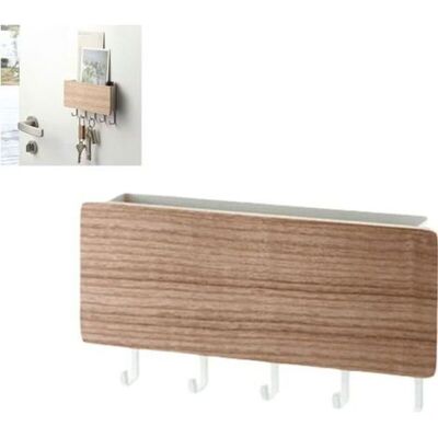 FANGMEDIA Porte-clés En Bois Avec Crochet De Courrier Avec Boîte Aux Lettres Organisateur Porte-lettre Pour Courrier Couloir(blanc) - Publicité FANGMEDIA Porte-clés En Bois Avec Crochet De Courrier Avec Boîte Aux Lettres Organisateur Porte-lettre Pour Courrier Couloir(blanc) - Publicité