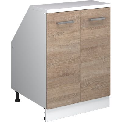 Meuble De Rangement Sous Pente Rion, Sonoma, 60x81.6cm 2 Portes, 60 Cm De Profondeur, Vicco - Publicité Meuble De Rangement Sous Pente Rion, Sonoma, 60x81.6cm 2 Portes, 60 Cm De Profondeur, Vicco - Publicité