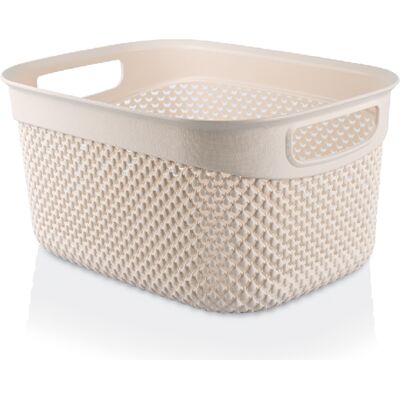 OEM Panier En Plastique Lavado 29x21x15cm 6,6l Crème - Publicité OEM Panier En Plastique Lavado 29x21x15cm 6,6l Crème - Publicité