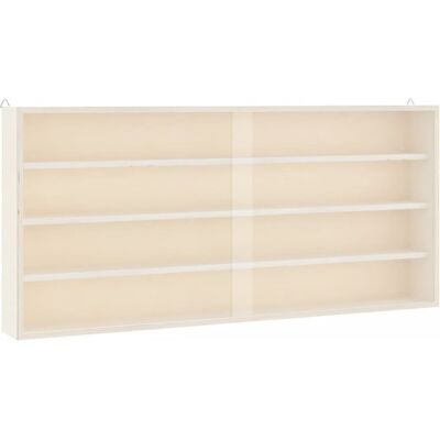 DESIGN IN Vitrine De Collection En Bois Avec Portes 80 X 8,5 X 37 Cm - Publicité DESIGN IN Vitrine De Collection En Bois Avec Portes 80 X 8,5 X 37 Cm - Publicité