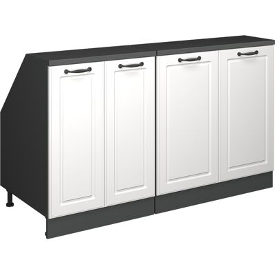 Ensembles De Meuble De Rangement Sous Pente Rion, Blanc Campagne, 140cm Lot De 2 Caissons 60 Cm De Profondeur, Vicco - Publicité Ensembles De Meuble De Rangement Sous Pente Rion, Blanc Campagne, 140cm Lot De 2 Caissons 60 Cm De Profondeur, Vicco - Publicité
