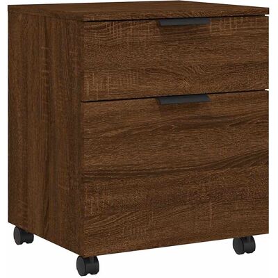DESIGN IN Classeur Mobile Avec Roues Chêne Marron 45x38x54 Cm Bois - Publicité DESIGN IN Classeur Mobile Avec Roues Chêne Marron 45x38x54 Cm Bois - Publicité