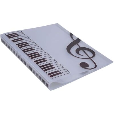 LEDE Classeur À Lames Pour Documents, 40 Poches, Rangement Pour Papier (blanc) - Publicité LEDE Classeur À Lames Pour Documents, 40 Poches, Rangement Pour Papier (blanc) - Publicité