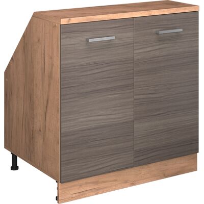 Meuble De Rangement Sous Pente Rion, Gris Noble, 80x81.6cm 2 Portes, 60 Cm De Profondeur, Vicco - Publicité Meuble De Rangement Sous Pente Rion, Gris Noble, 80x81.6cm 2 Portes, 60 Cm De Profondeur, Vicco - Publicité