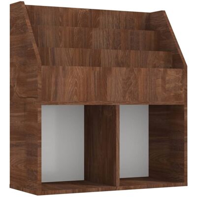 DESIGN IN Porte-revue Pour Enfants Chêne Marron 71x30x78,5 Cm - Publicité DESIGN IN Porte-revue Pour Enfants Chêne Marron 71x30x78,5 Cm - Publicité