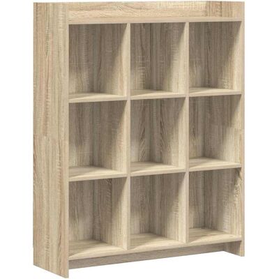 Bibliothèque Chêne Sonoma 87,5 X 30 X 111 Cm Bois D'Ingénierie Vidaxl - Publicité Bibliothèque Chêne Sonoma 87,5 X 30 X 111 Cm Bois D'Ingénierie Vidaxl - Publicité