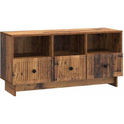 Maison Exclusive - Meuble Tv Bois Ancien 102 X 34,5 X 50 Cm Bois D'Ingénierie - Publicité Maison Exclusive - Meuble Tv Bois Ancien 102 X 34,5 X 50 Cm Bois D'Ingénierie - Publicité
