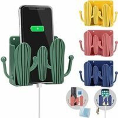 BRINSEA Support De Téléphone Mural 4 Pièces Auto-adhésif, Supports Muraux De Télécommande De Charge, Support Mural En Plastique Pour Boîte De Rangement Murale Pour Chambre À Coucher, Peut Placer Une Montre - Publicité BRINSEA Support De Téléphone Mural 4 Pièces Auto-adhésif, Supports Muraux De Télécommande De Charge, Support Mural En Plastique Pour Boîte De Rangement Murale Pour Chambre À Coucher, Peut Placer Une Montre - Publicité