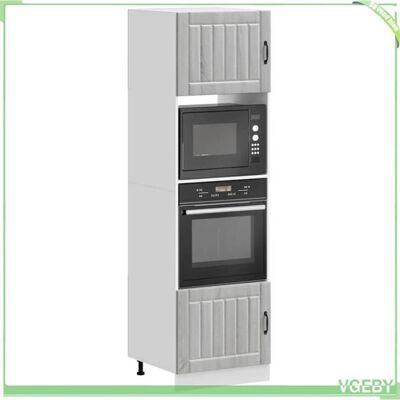 OEM Armoire De Four - Kalmar - Sonoma Gris - Bois D'Ingénierie - 60 X 57 X 207 Cm - Publicité OEM Armoire De Four - Kalmar - Sonoma Gris - Bois D'Ingénierie - 60 X 57 X 207 Cm - Publicité