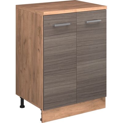 Armoire D'Extension Rion, Gris Noble/chêne De Force Doré, 60x46cm Sans Pente Avec 2 Portes, Vicco - Publicité Armoire D'Extension Rion, Gris Noble/chêne De Force Doré, 60x46cm Sans Pente Avec 2 Portes, Vicco - Publicité
