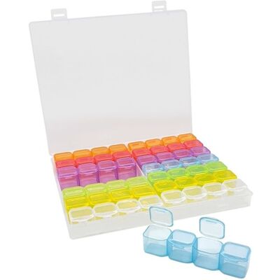 Cellfast Boite Rangement Diamond Painting 56 Cases Couleurs 21 Cm - Publicité Cellfast Boite Rangement Diamond Painting 56 Cases Couleurs 21 Cm - Publicité