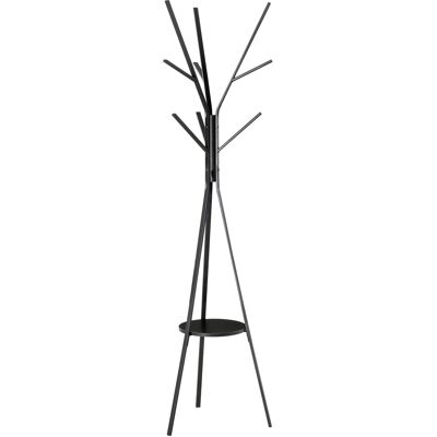 ACKERMAN Porte-manteau Penderie Sur Pied Penderie 180 Cm Noir Métal, Penderie D'Entrée Élégante Pour Ordre Et Élégance - Publicité ACKERMAN Porte-manteau Penderie Sur Pied Penderie 180 Cm Noir Métal, Penderie D'Entrée Élégante Pour Ordre Et Élégance - Publicité