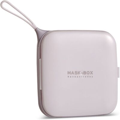 BRINSEA Boîte De Rangement De Masque 1pc, Boîte De Masque Portable, Conteneur De Support De Masque Réutilisable Avec Couvercle(gris Blanc) - Publicité BRINSEA Boîte De Rangement De Masque 1pc, Boîte De Masque Portable, Conteneur De Support De Masque Réutilisable Avec Couvercle(gris Blanc) - Publicité