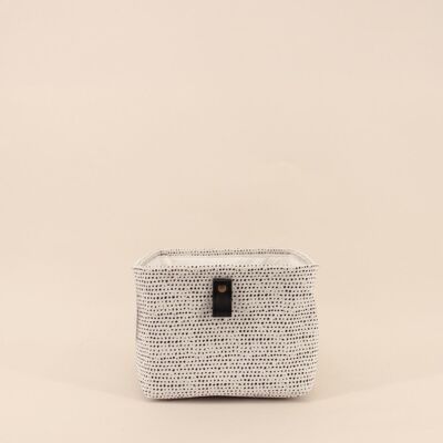 ORNAMI Panier Rectangulaire À Chevrons Gris 31x21x15cm - Publicité ORNAMI Panier Rectangulaire À Chevrons Gris 31x21x15cm - Publicité