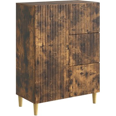 Maison Exclusive - Buffet Chêne Fumé 66 X 34,5 X 90 Cm Bois D'Ingénierie - Publicité Maison Exclusive - Buffet Chêne Fumé 66 X 34,5 X 90 Cm Bois D'Ingénierie - Publicité