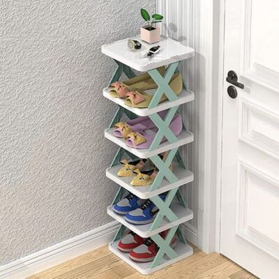 ABYSSE Boîte De Rangement À Chaussures Empilable À Plusieurs Niveaux, Étagère D'Entrée, Armoire À Chaussures En Plastique, Gain De Place - Publicité ABYSSE Boîte De Rangement À Chaussures Empilable À Plusieurs Niveaux, Étagère D'Entrée, Armoire À Chaussures En Plastique, Gain De Place - Publicité