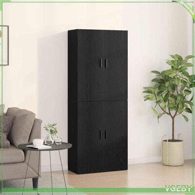 OEM Meuble Mural - Modèle 3333103 - Chêne Noir - Bois D'Ingénierie - 69,5 X 34 X 90 Cm - Publicité OEM Meuble Mural - Modèle 3333103 - Chêne Noir - Bois D'Ingénierie - 69,5 X 34 X 90 Cm - Publicité