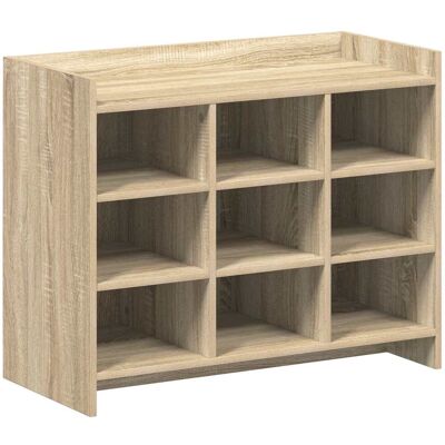 Cabinet À Chaussures Chêne Sonoma 85 X 39,5 X 70 Cm Vidaxl - Publicité Cabinet À Chaussures Chêne Sonoma 85 X 39,5 X 70 Cm Vidaxl - Publicité