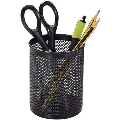 BARBAYDOS Porte-stylo Pour Bureau, Maille Métallique, Porte-crayon Rond, Organisateur De Bureau Pour Bureau, Maison, École,noir, 1 Pièce. Publicité BARBAYDOS Porte-stylo Pour Bureau, Maille Métallique, Porte-crayon Rond, Organisateur De Bureau Pour Bureau, Maison, École,noir, 1 Pièce. Publicité