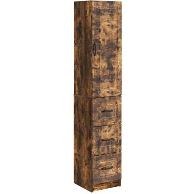 Ensemble De Meubles 2 Pcs Chêne Fumé 33 X 34,5 X 87 Cm Vidaxl - Publicité Ensemble De Meubles 2 Pcs Chêne Fumé 33 X 34,5 X 87 Cm Vidaxl - Publicité