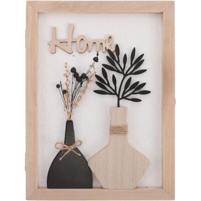 JILLIOPER Porte-clés Mural Bois Massif Décoratif Fleurs Séchées, Boîte De Rangement Pour Clés Rustique, Organisateur Mural Pour Entrée, Bureau, Couloir – Étui Multifonctionnel Compact - Publicité JILLIOPER Porte-clés Mural Bois Massif Décoratif Fleurs Séchées, Boîte De Rangement Pour Clés Rustique, Organisateur Mural Pour Entrée, Bureau, Couloir – Étui Multifonctionnel Compact - Publicité