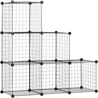 OEM Étagère Cubique En Métal, Meuble De Rangement Modulable Pour Vêtements, Livres, Jouets, Flexible, 109 Cm (l) X 37 Cm (l) X 109 Cm (h), Noir - Publicité OEM Étagère Cubique En Métal, Meuble De Rangement Modulable Pour Vêtements, Livres, Jouets, Flexible, 109 Cm (l) X 37 Cm (l) X 109 Cm (h), Noir - Publicité