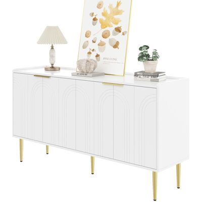 ACKERMAN Buffet Moderne Et Simple, Meuble De Rangement Buffet Pour Salon, 140l X 38l X 75h (cm) - Publicité ACKERMAN Buffet Moderne Et Simple, Meuble De Rangement Buffet Pour Salon, 140l X 38l X 75h (cm) - Publicité