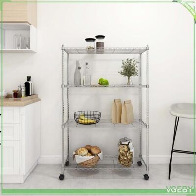 OEM Étagère De Rangement - Modèle 324627 - 4 Niveaux - 90 X 35 X 142 Cm - Avec Roues - Publicité OEM Étagère De Rangement - Modèle 324627 - 4 Niveaux - 90 X 35 X 142 Cm - Avec Roues - Publicité
