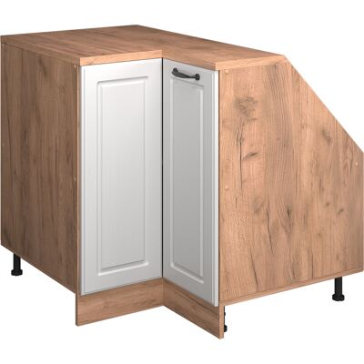 Meuble De Rangement Sous Pente Armoire D'Angle Rion, Blanc Campagne, 75.6x81.6cm 1 Porte, 60 Cm De Profondeur, Vicco - Publicité Meuble De Rangement Sous Pente Armoire D'Angle Rion, Blanc Campagne, 75.6x81.6cm 1 Porte, 60 Cm De Profondeur, Vicco - Publicité