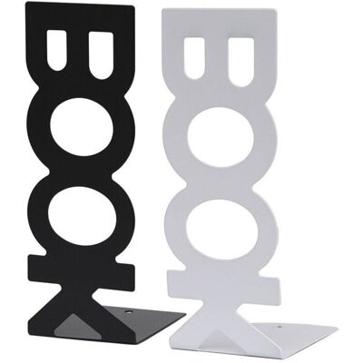 OEM Serre-livres Verticaux En Métal Solide Antidérapant Pour La Maison. Le Bureau. L'Étude Et Les Étagères (noir) - Publicité OEM Serre-livres Verticaux En Métal Solide Antidérapant Pour La Maison. Le Bureau. L'Étude Et Les Étagères (noir) - Publicité