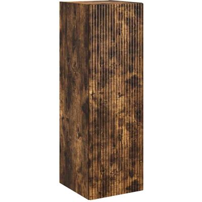 Cabinet De Salle De Bain Mural Chêne Fumé 33 X 34,5 X 100 Cm Vidaxl - Publicité Cabinet De Salle De Bain Mural Chêne Fumé 33 X 34,5 X 100 Cm Vidaxl - Publicité