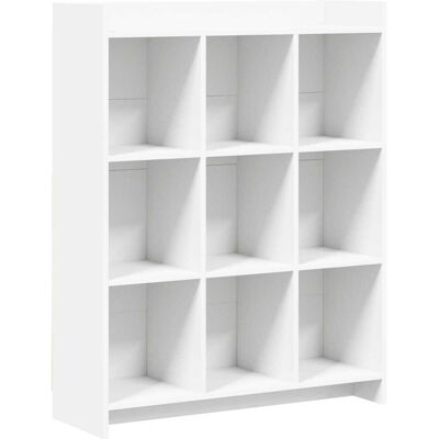 Bibliothèque Blanc 87,5 X 30 X 111 Cm Bois D'Ingénierie Vidaxl - Publicité Bibliothèque Blanc 87,5 X 30 X 111 Cm Bois D'Ingénierie Vidaxl - Publicité