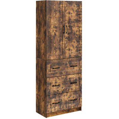 Ensemble De Meubles 2 Pcs Chêne Fumé 66 X 34,5 X 87 Cm Vidaxl - Publicité Ensemble De Meubles 2 Pcs Chêne Fumé 66 X 34,5 X 87 Cm Vidaxl - Publicité