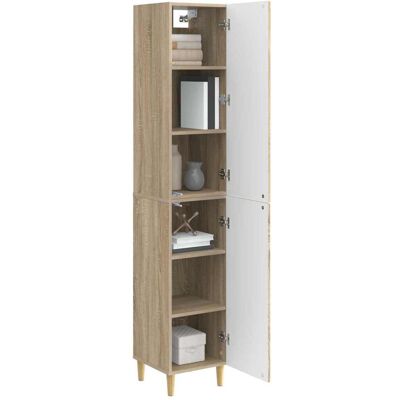 Vidaxl Cabinet Set 2 Pcs Sonoma Oak Engineered Wood - Publicité Vidaxl Cabinet Set 2 Pcs Sonoma Oak Engineered Wood - Publicité