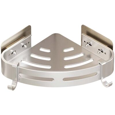 OEM Étagère D'Angle En Aluminium Pour Salle De Bain Et Cuisine, Panier De Rangement Mural Sans Perçage, Étagère De Rangement Pour Salle De Bain - Publicité OEM Étagère D'Angle En Aluminium Pour Salle De Bain Et Cuisine, Panier De Rangement Mural Sans Perçage, Étagère De Rangement Pour Salle De Bain - Publicité