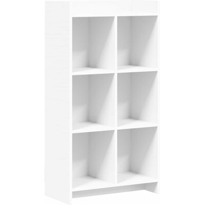 Bibliothèque Blanc 59 X 30 X 111 Cm Bois D'Ingénierie Vidaxl - Publicité Bibliothèque Blanc 59 X 30 X 111 Cm Bois D'Ingénierie Vidaxl - Publicité
