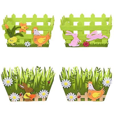 YUDO Panier À Œufs De Pâques En Non-tissé (4 Pièces) - Publicité YUDO Panier À Œufs De Pâques En Non-tissé (4 Pièces) - Publicité