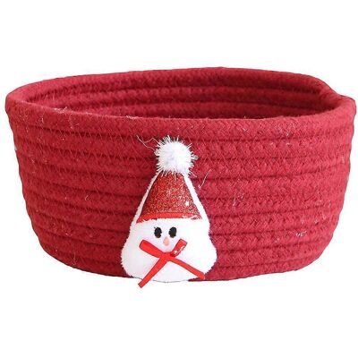 FATRD Paniers De Rangement De Noël En Coton, Motif Flocon De Neige-16.5x16.5cm - Publicité FATRD Paniers De Rangement De Noël En Coton, Motif Flocon De Neige-16.5x16.5cm - Publicité