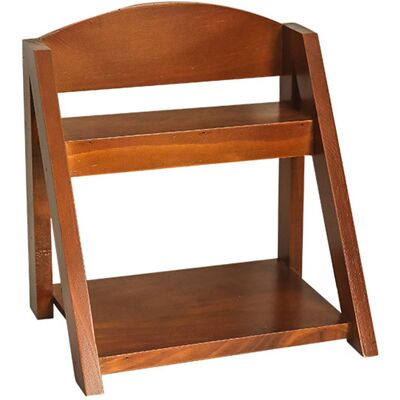 MCKENSA Organiseur De Bureau Rétro Esthétique, Étagère De Rangement Pour Bureau, Décoration Intérieure, Étagère En Bois À 2 Niveaux Pour Livres, Plantes Et Cosmétiques - Publicité MCKENSA Organiseur De Bureau Rétro Esthétique, Étagère De Rangement Pour Bureau, Décoration Intérieure, Étagère En Bois À 2 Niveaux Pour Livres, Plantes Et Cosmétiques - Publicité