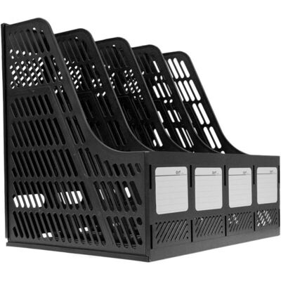 OEM 4 Compartiments Boîte De Rangement En Polypropylène Pour Bureau Rangement De Dossiers Classement Panier Boîte Rangement Du Document Classeur Rangement Modules Pour Papier A4 Couleur- Noir - Publicité OEM 4 Compartiments Boîte De Rangement En Polypropylène Pour Bureau Rangement De Dossiers Classement Panier Boîte Rangement Du Document Classeur Rangement Modules Pour Papier A4 Couleur- Noir - Publicité