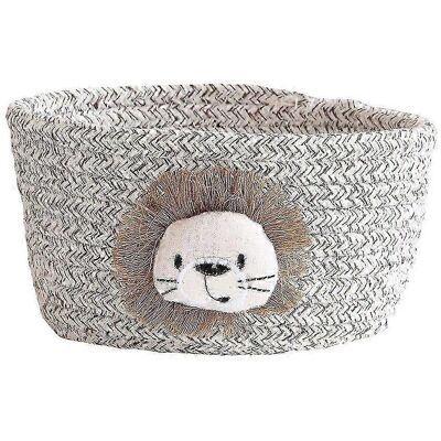 YUDO Panier De Rangement En Fil De Coton De Style Japonais, Boîte De Rangement Pour Jouets Et Objets Divers, Idéale Pour La Chambre, Le Salon Ou Le Bureau.-gray Bown Lion - Publicité YUDO Panier De Rangement En Fil De Coton De Style Japonais, Boîte De Rangement Pour Jouets Et Objets Divers, Idéale Pour La Chambre, Le Salon Ou Le Bureau.-gray Bown Lion - Publicité