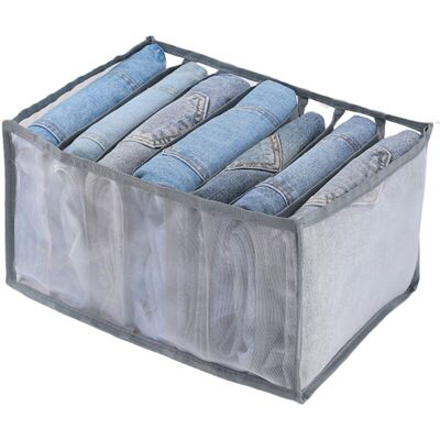 STAKMANN Boîte De Rangement Pour Jeans,4 Pièces Organisateur De Garde-robe,rangements Boîtes De Jeans,boîte Séparation Maille Tiroir À Vêtements, Pour Pantalons, Jeans, Pulls,t-shirt,pantalon,chemises - Publicité STAKMANN Boîte De Rangement Pour Jeans,4 Pièces Organisateur De Garde-robe,rangements Boîtes De Jeans,boîte Séparation Maille Tiroir À Vêtements, Pour Pantalons, Jeans, Pulls,t-shirt,pantalon,chemises - Publicité