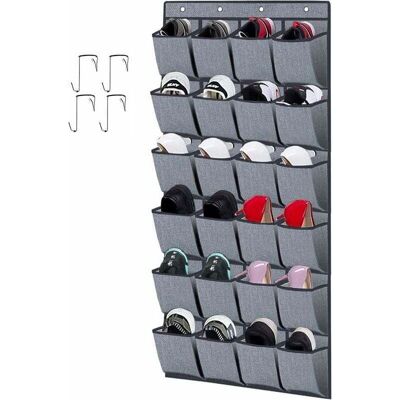 OEM Meuble À Chaussuresrange-chaussures À Suspendre Sur La Porte 24 Poches, Stockage De Chaussures, Pliable Collection De Chaussures Sac De Rangement Organisateur Avec Crochets, Gris En Lin - Publicité OEM Meuble À Chaussuresrange-chaussures À Suspendre Sur La Porte 24 Poches, Stockage De Chaussures, Pliable Collection De Chaussures Sac De Rangement Organisateur Avec Crochets, Gris En Lin - Publicité