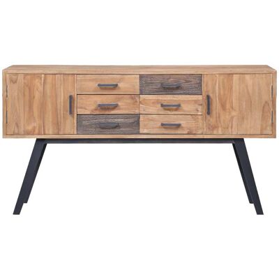 Maison Exclusive - Armoire Latérale 110x30x75 Cm Teck Solide - Publicité Maison Exclusive - Armoire Latérale 110x30x75 Cm Teck Solide - Publicité