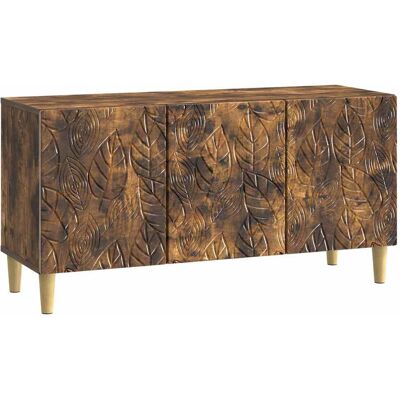 Meuble Tv 99 X 34,5 X 50 Cm Chêne Fumé Bois D'Ingénierie Vidaxl - Publicité Meuble Tv 99 X 34,5 X 50 Cm Chêne Fumé Bois D'Ingénierie Vidaxl - Publicité